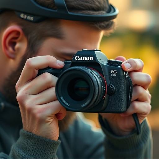 Canon EOS R6 in use by a photographer